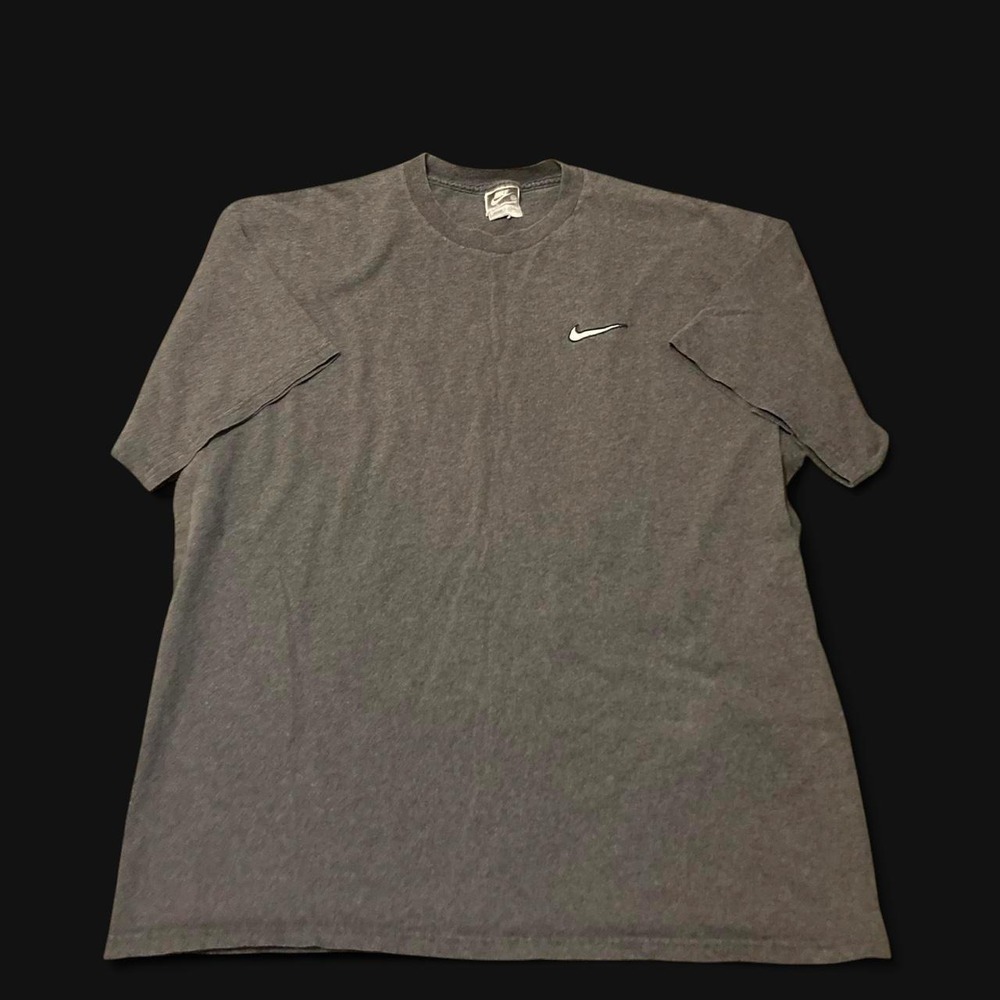 Vintage 90s Nike embroidered swoosh grey tee shirt USA made XL/24